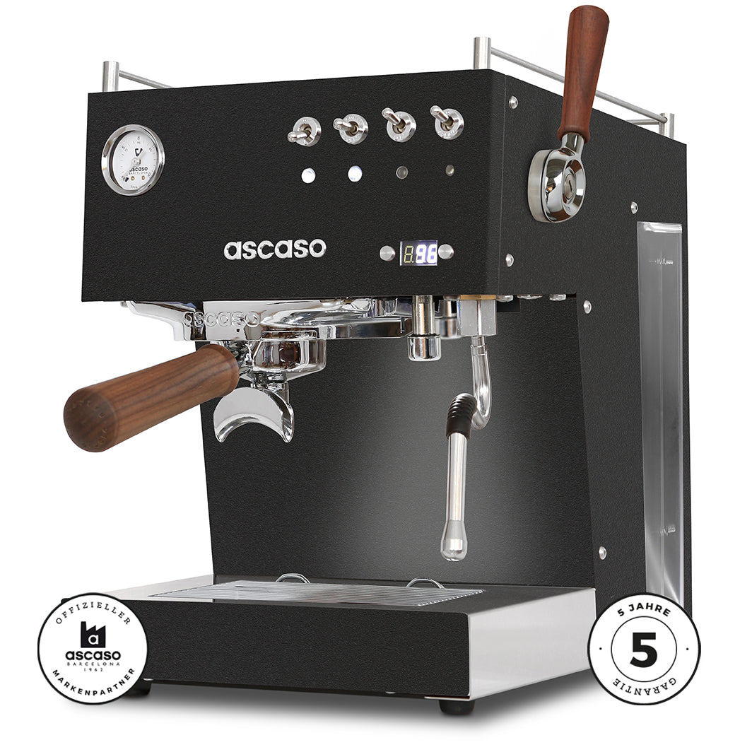 ascaso Steel Duo Plus PID schwarz - mit Profi-Kipphebel - Espressomeisterei