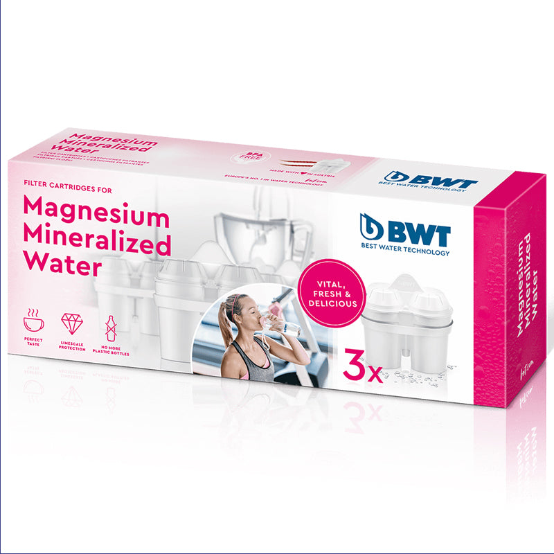 BWT 3er Pack Wasserfilter für mineralisiertes Wasser (Tischwasserfilter)