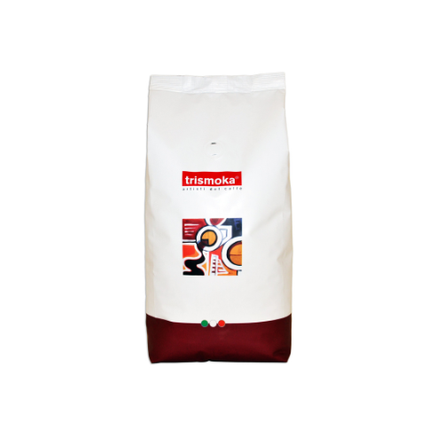trismoka Caffe Brasil 1kg, 70/30-Mischung, ungemahlen, im Beutel