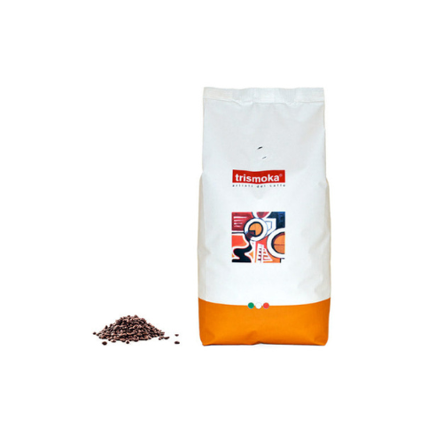 trismoka Caffè Italia, 1 kg, ungemahlen, 50/50-Mischung, im Beutel