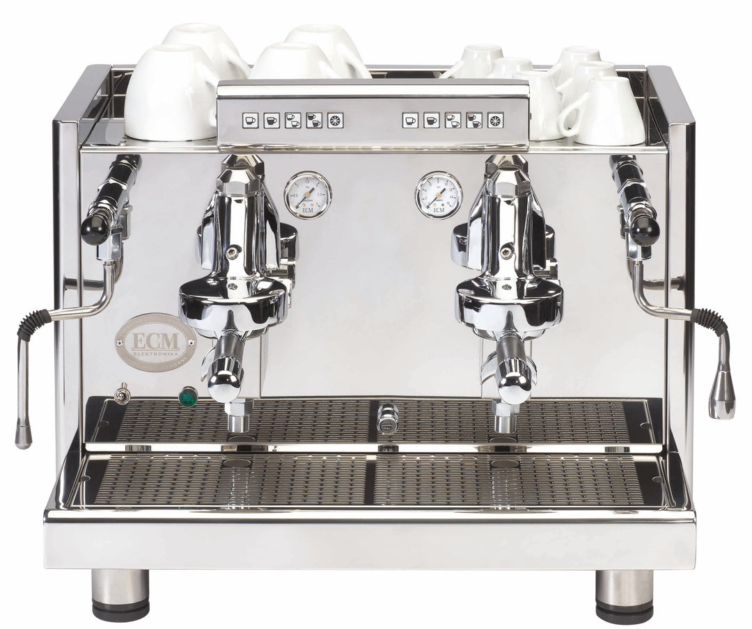 Espressomaschine ECM Elektronika Profi Due mit 2 Brühgruppen, u.a. mit Dosierautomatik