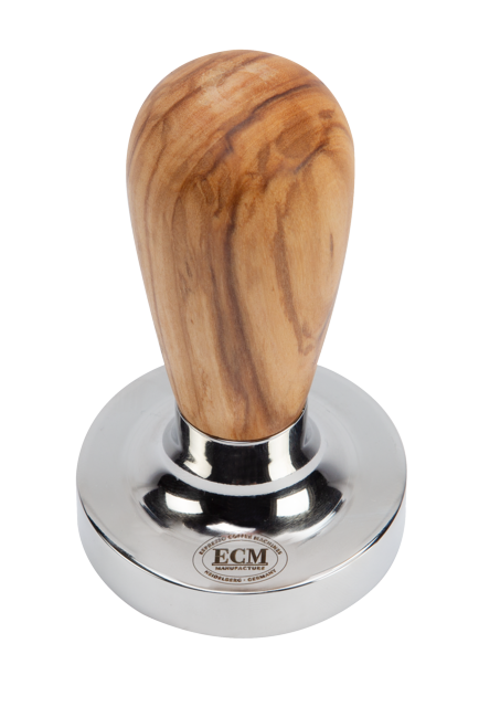 ECM Tamper plan - Olivenholz Griff