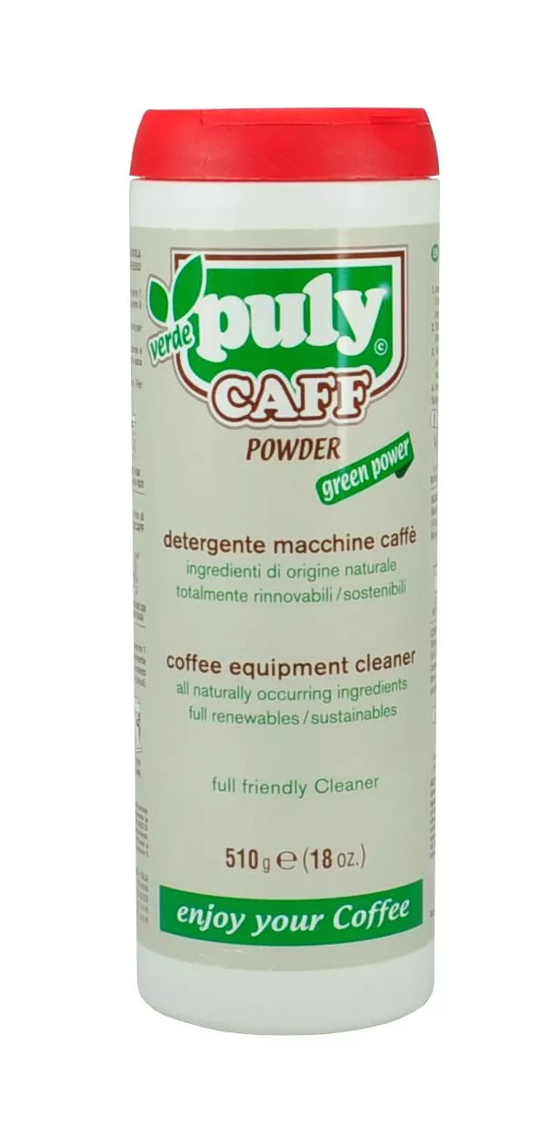 Puly Caff Powder Verde 510g in wiederverschließbarer Kunststoffdose
