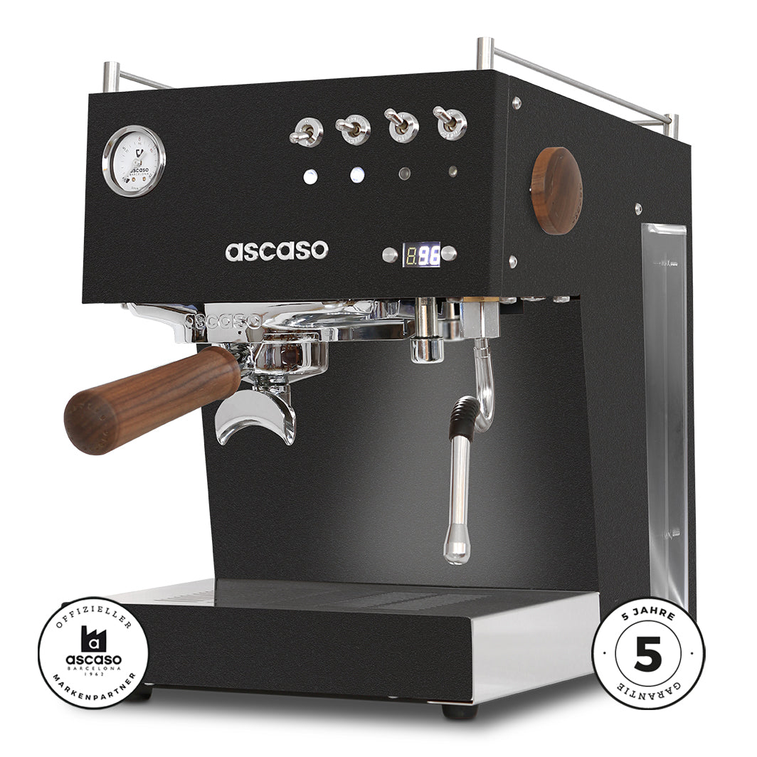 ascaso Steel Duo PID schwarz mit Drehventil - Espressomeisterei