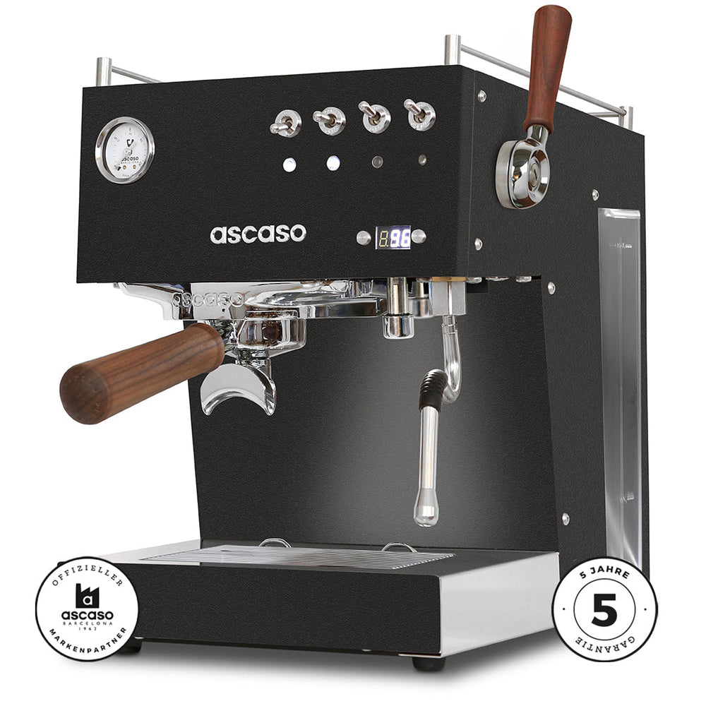 ascaso Steel Duo Plus PID schwarz - mit Profi-Kipphebel - Espressomeisterei