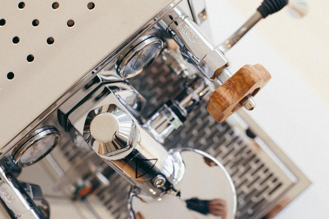ECM Griffset für Drehventil Maschinen "Olivenholz-Ausführung" - Espressomeisterei
